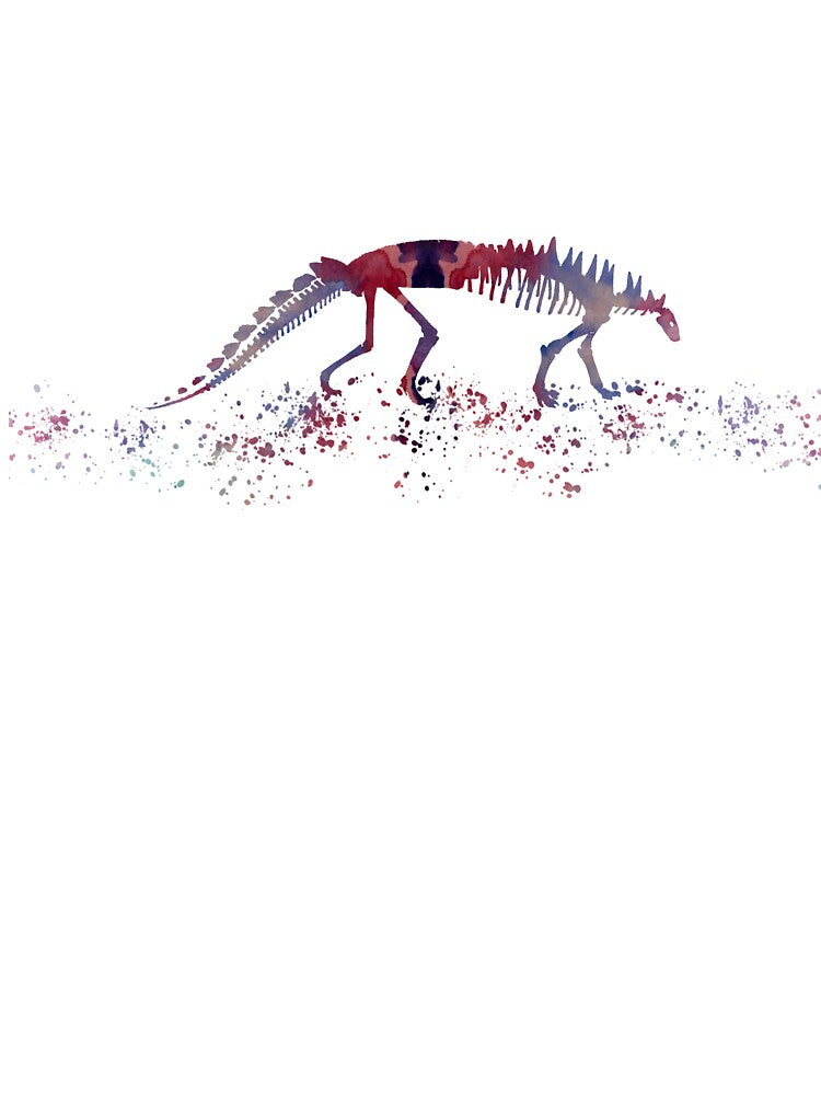Polacanthus skeleton by BittenByErmines
