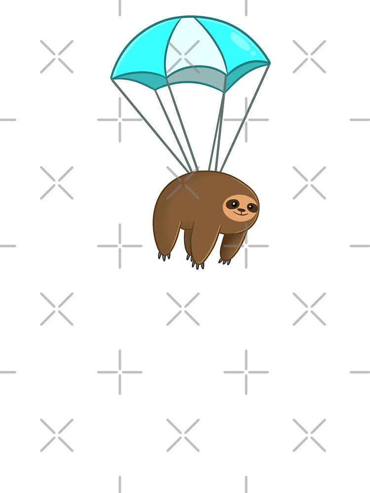 Parachute Sloth by Drawingvild