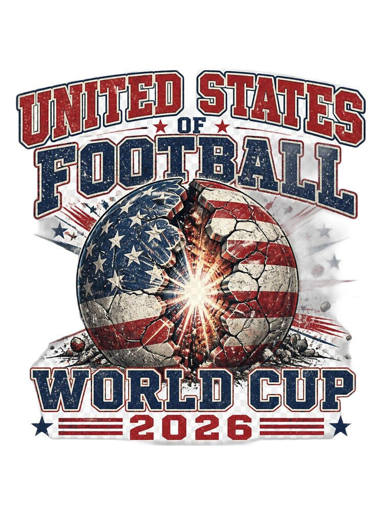 United States of Football — USA World Cup 2026 Fan T-Shirt by The96Minutes