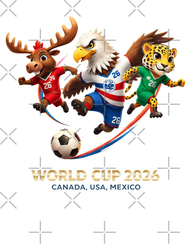 Aesthetic USA 2026 Cup North America Sticker, Phonecase for Laptop, İphone, t-shirt by SoLOriensStudio