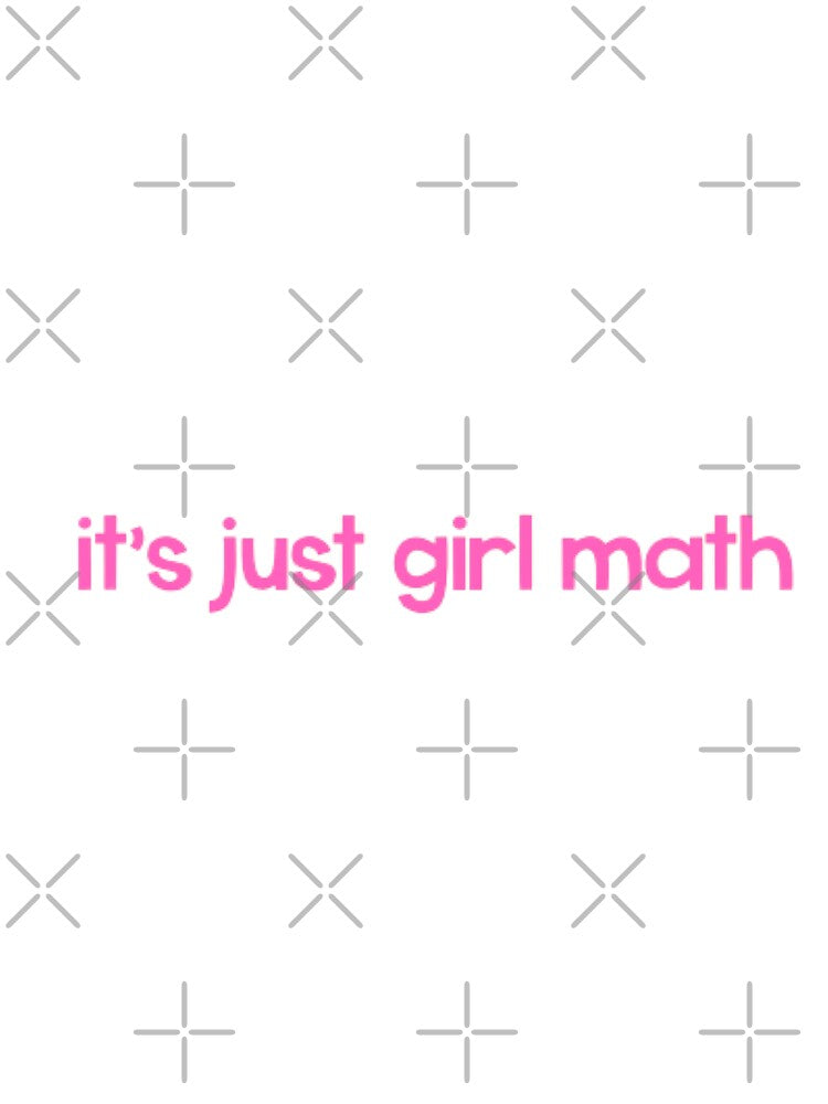 girl math by bluemirrorball