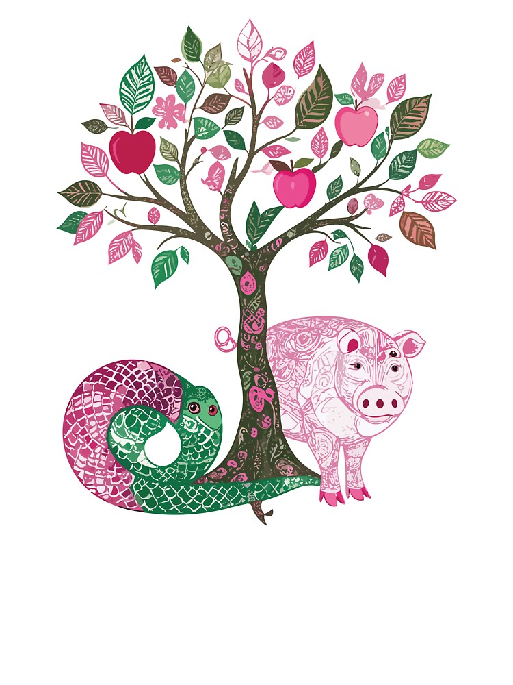 Elephantsnake & Pig design by NebulaeLab