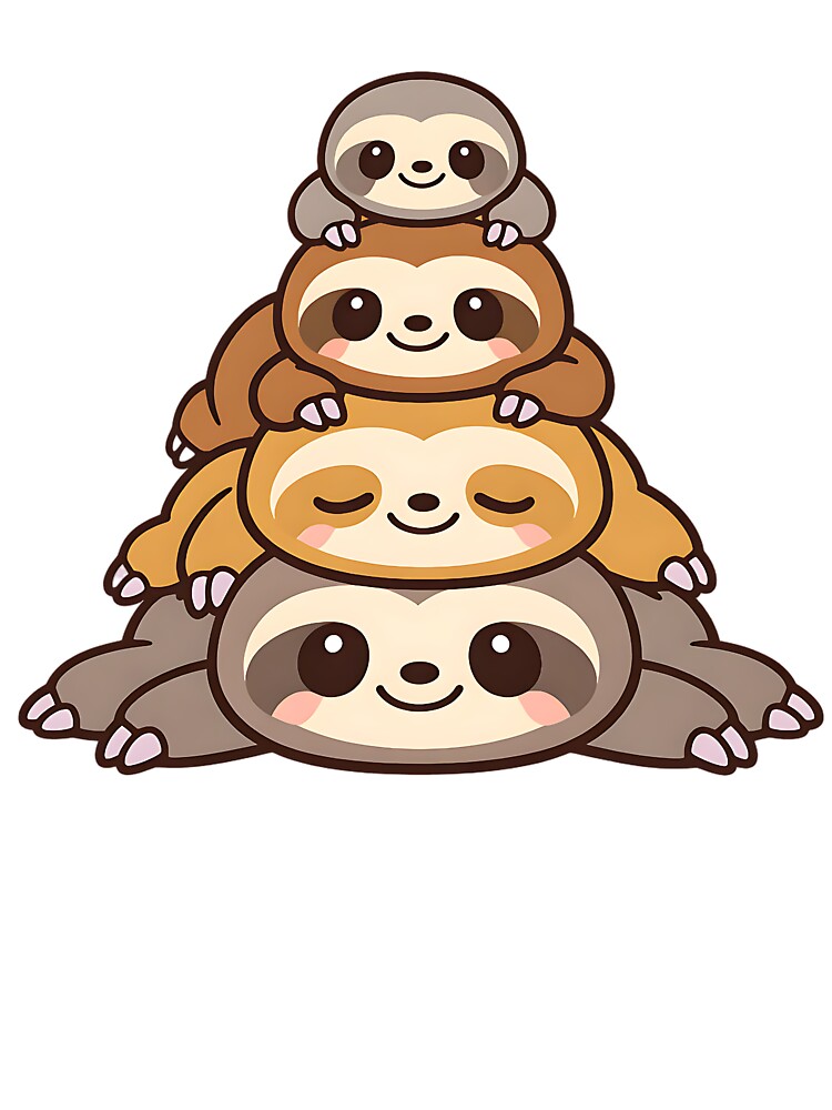 Sloth Family by bobcatmarty