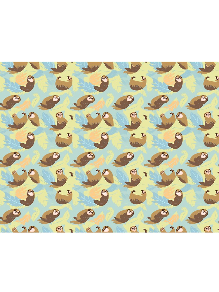 Adorable Sloth Pattern - Playful Animal Design by Retro-ArtDeco
