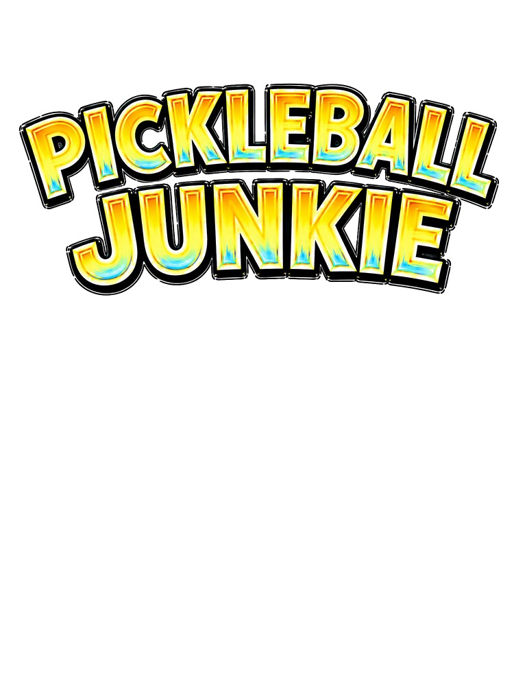 Pickleball Junkie – Hand Drawn Childlike Typography by Mac Sketches