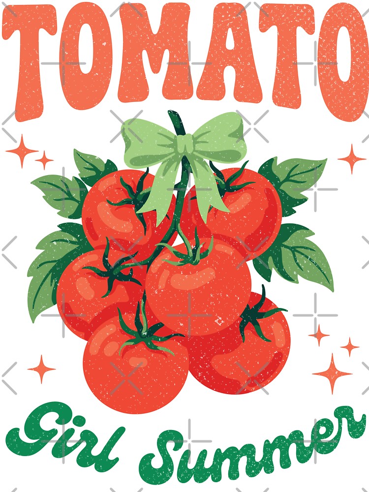 Tomato Girl Summer Vintage Garden Vegetable Farmer by Y-Vibes