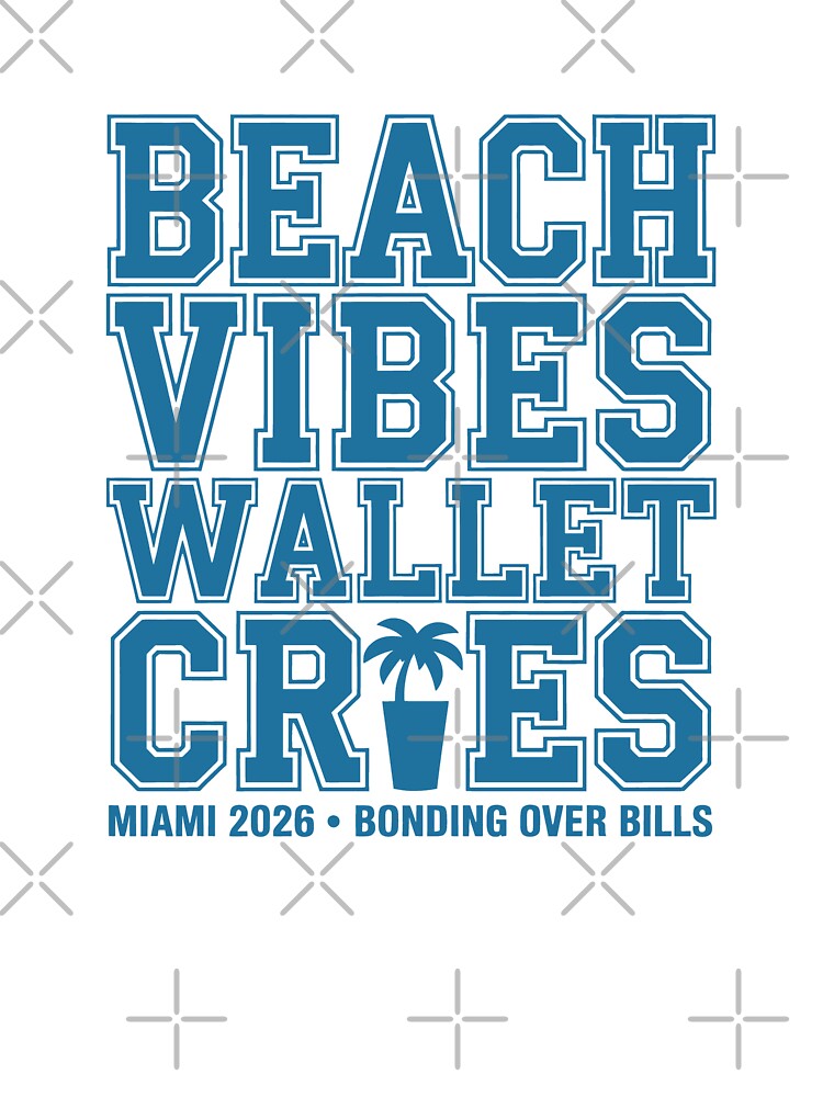 Beach Vibes Wallet Cries Miami 2026 by SplashTastic