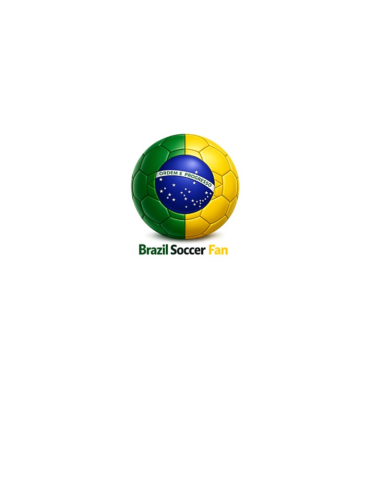 Brazil Flag Soccer Ball Fan by Trionda_Shop