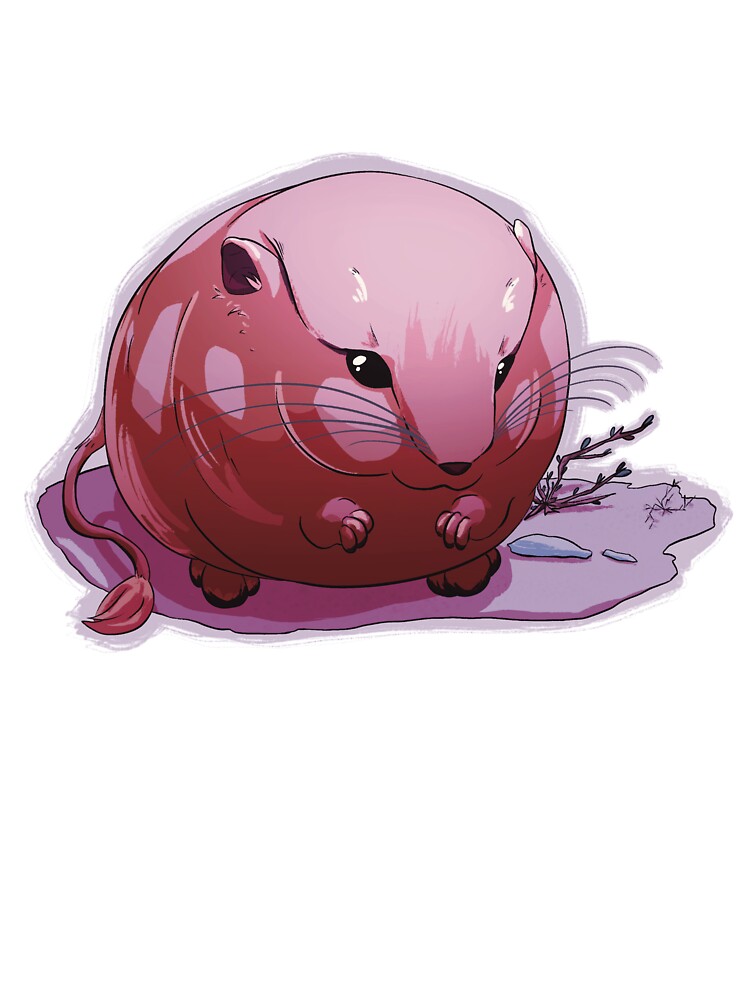 Golden Viscacha Rat (Endangered Species) [NO TEXT] by Dragon Blossom Art