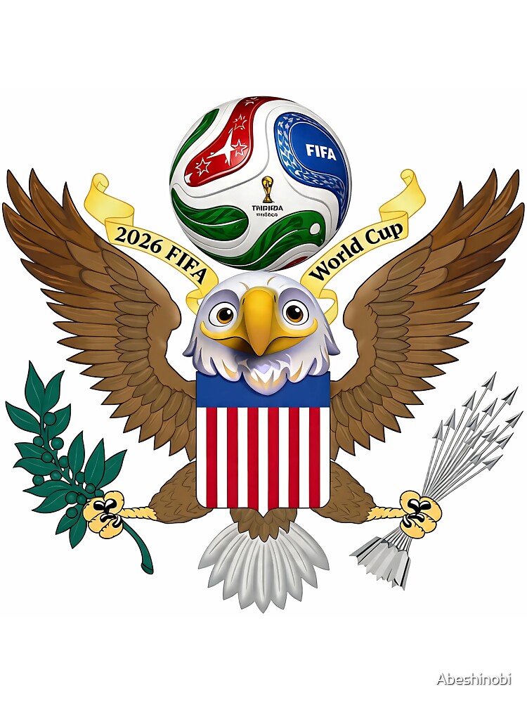 USA Eagle Mascot 2026 Soccer World Cup by Abeshinobi