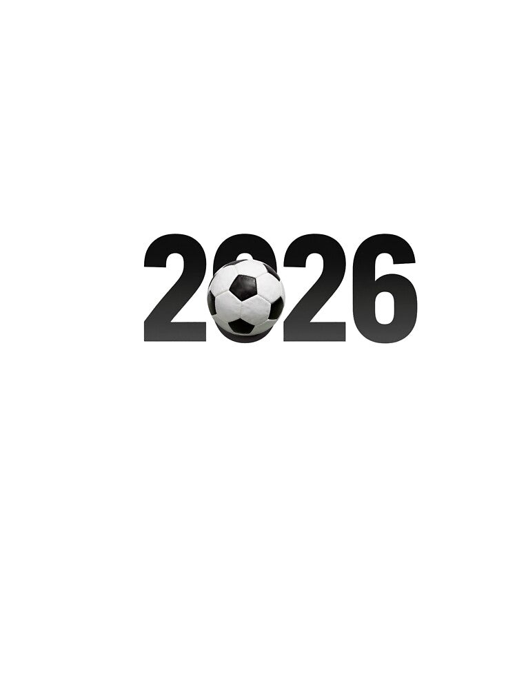 2026 Soccer Ball Football Fan Design by gluxdesing