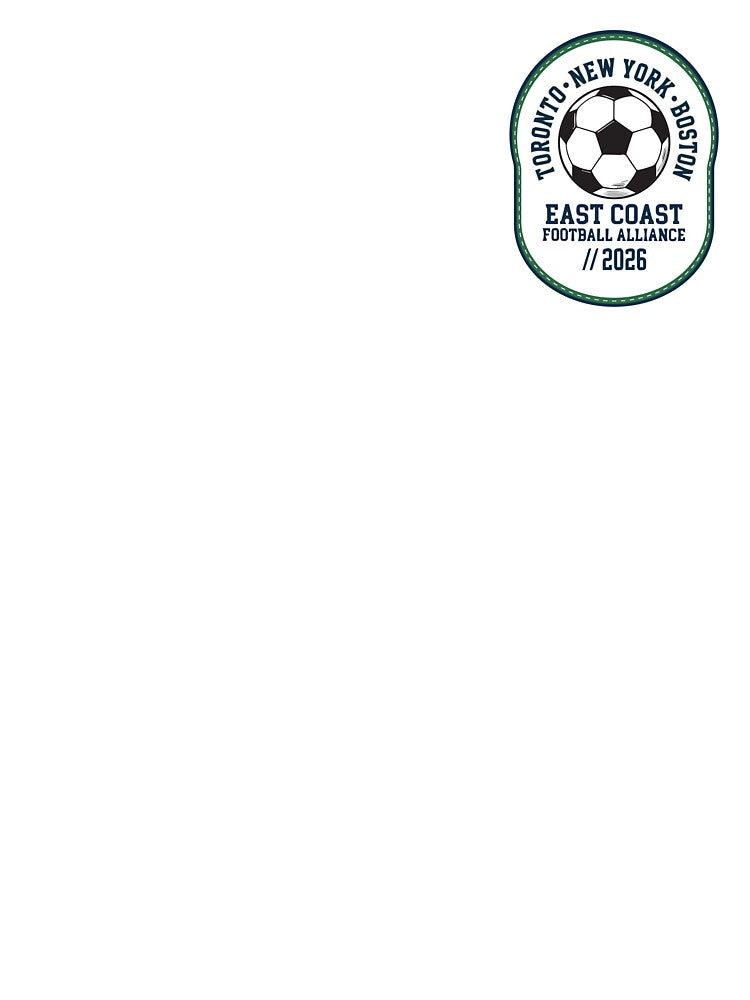 East Coast Football Alliance Vintage Soccer Badge by BrownHorse90s