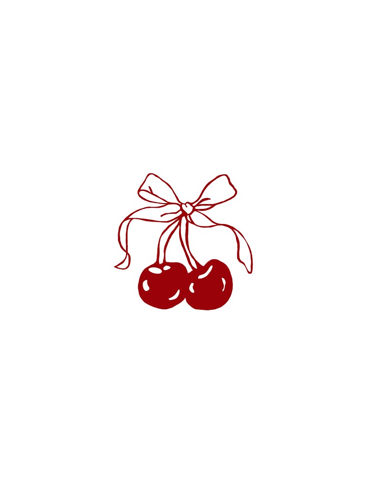 Coquette Bow Cherries by cherrilyte