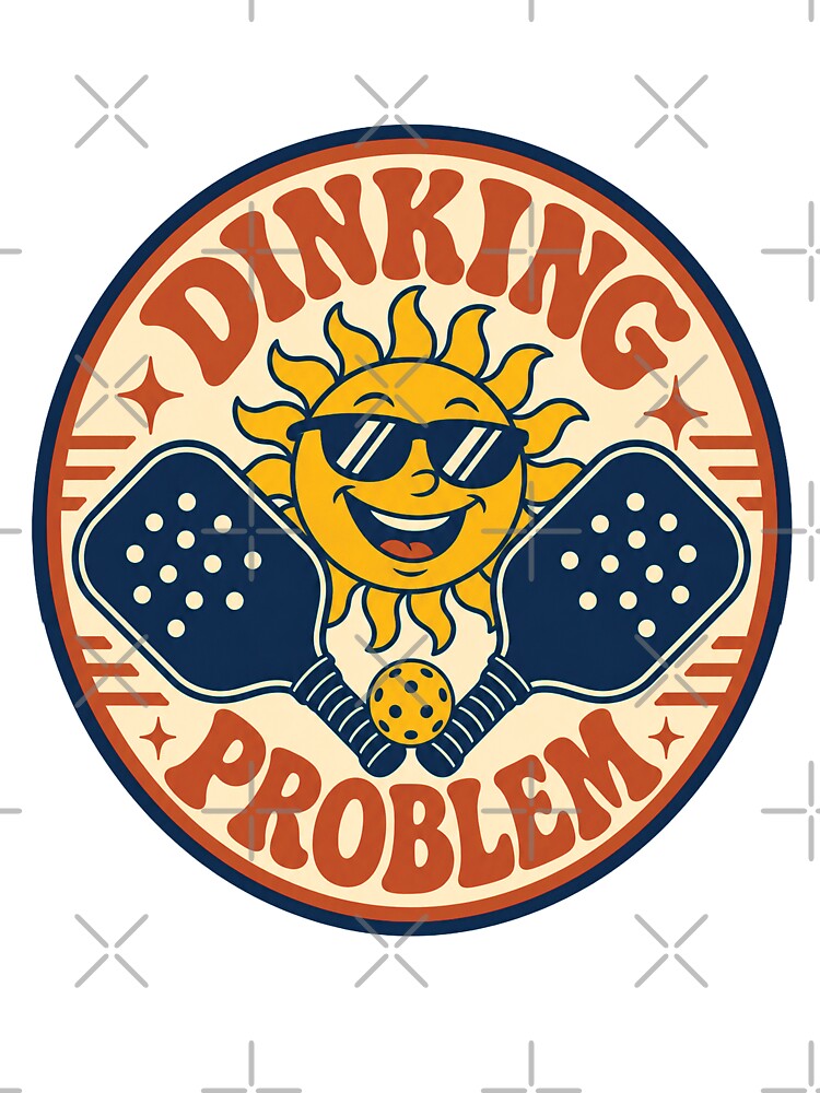 Dinking Problem Pickleball Shirt, Funny Pickleball Player Gift, Pickleball Lover Tee, Retro Paddle Sports Apparel, Pickleball Club Shirt by KAYJAY DESIGNS