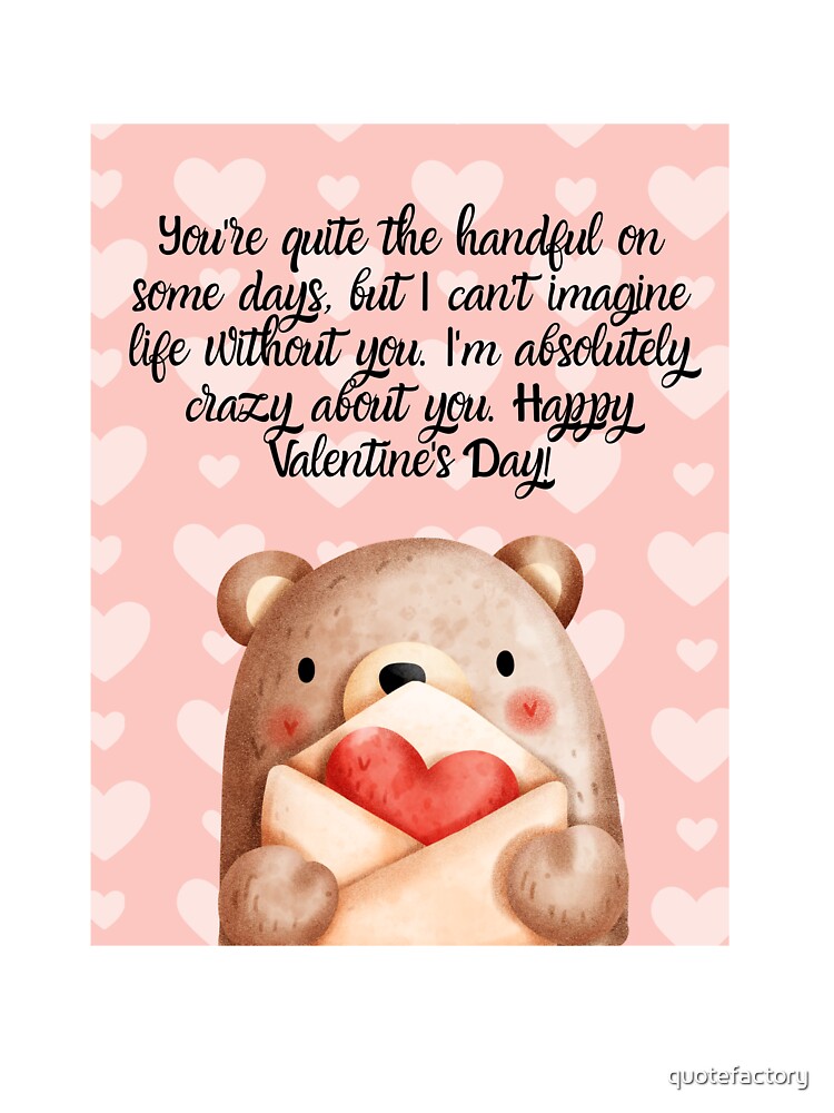 love you teddy by quotefactory