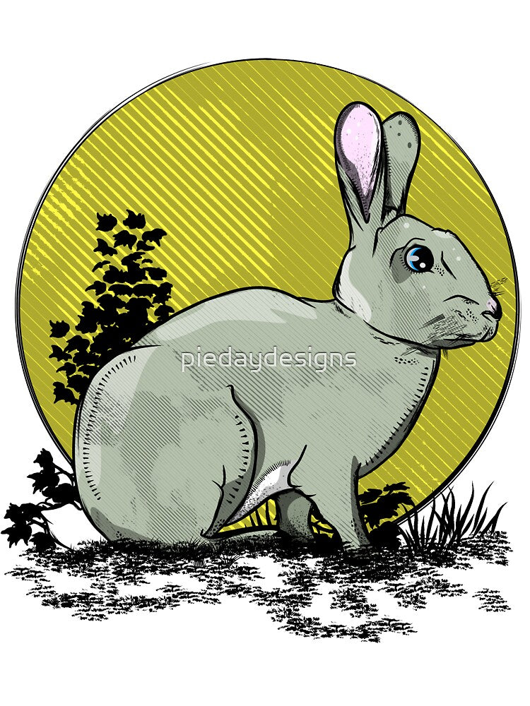 Wild Rabbit by piedaydesigns