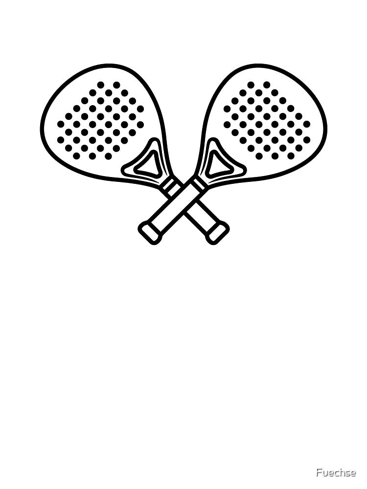 Padel Tennis Racket & Ball – Modern Padel Sport Design by Fuechse