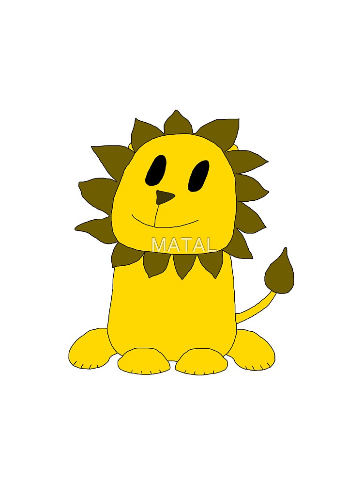 Leo the Cute Cartoon Lion by MATAL