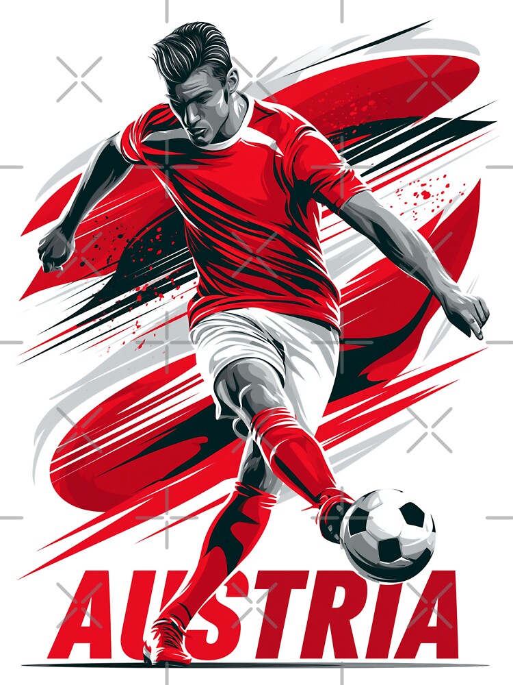 Austria Soccer by StudioRedKoala