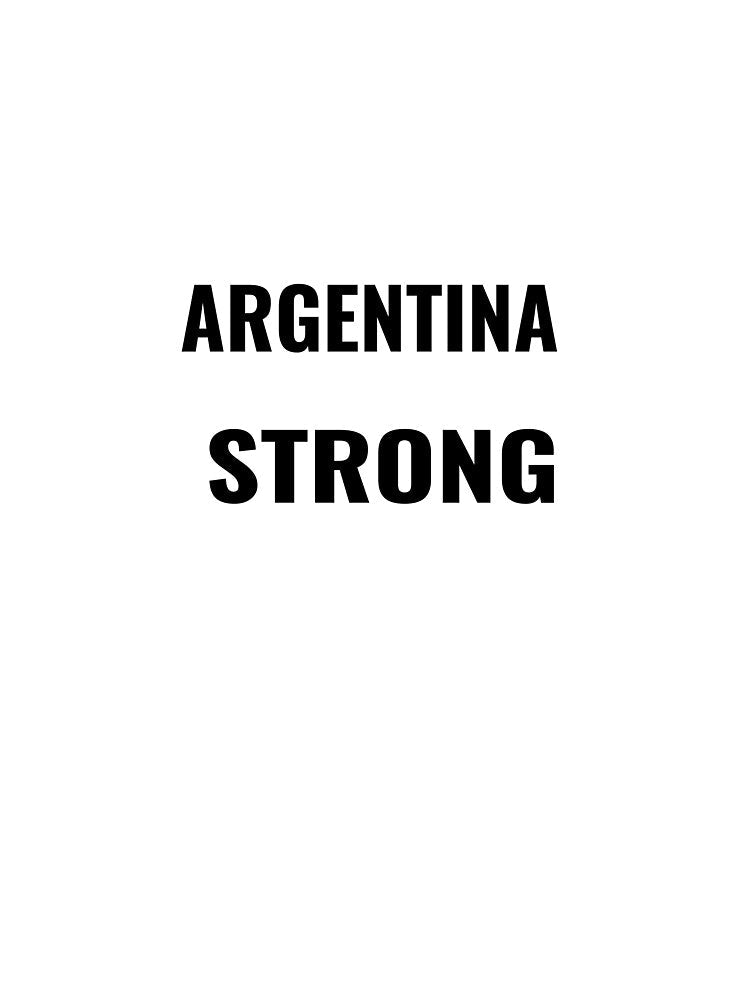 ARGENTINA STRONG – Albiceleste Fan Tee | Uncle Jichuan by Uncle-Jichuan