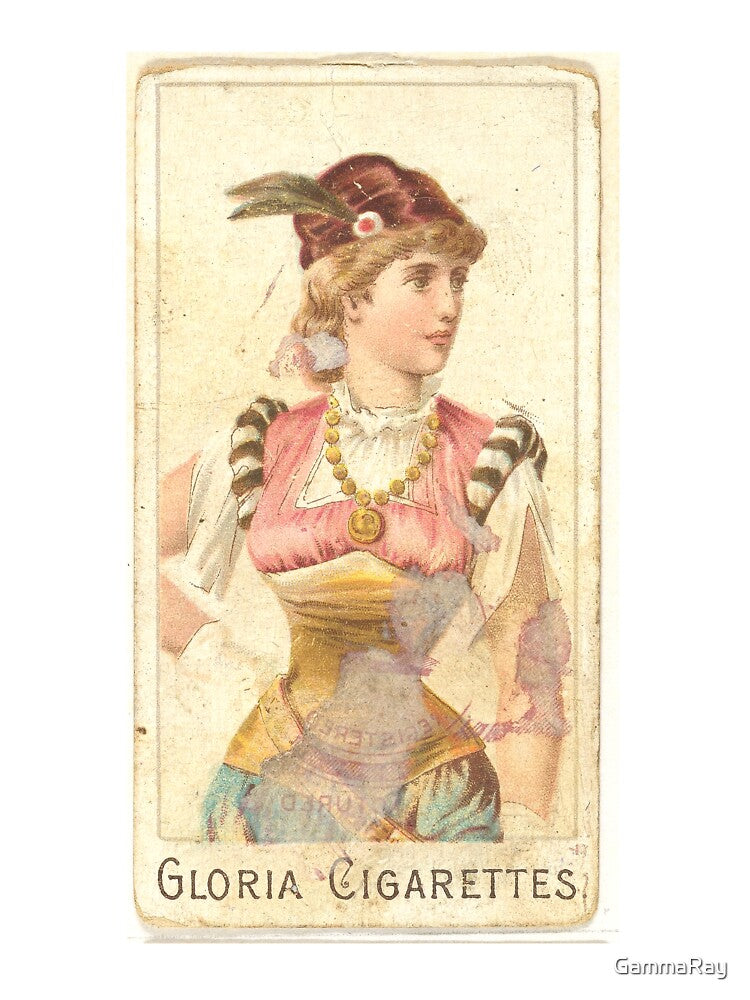 Vintage Sports Girls Cigarette Card | Tarot Art by GammaRay