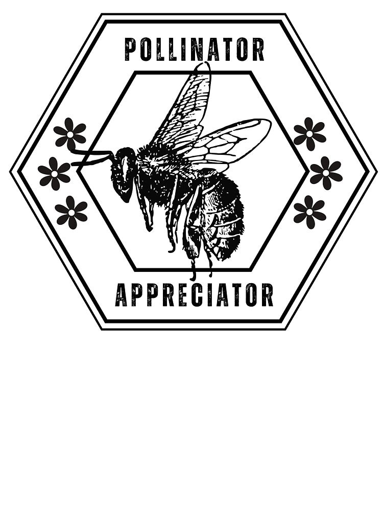 Lispe Vintage Pollinator Appreciator Bee Badge by Lispe-Designs