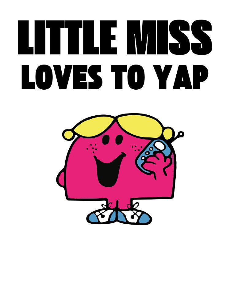Little Miss Loves To Yap Gift Idea by Couplestees