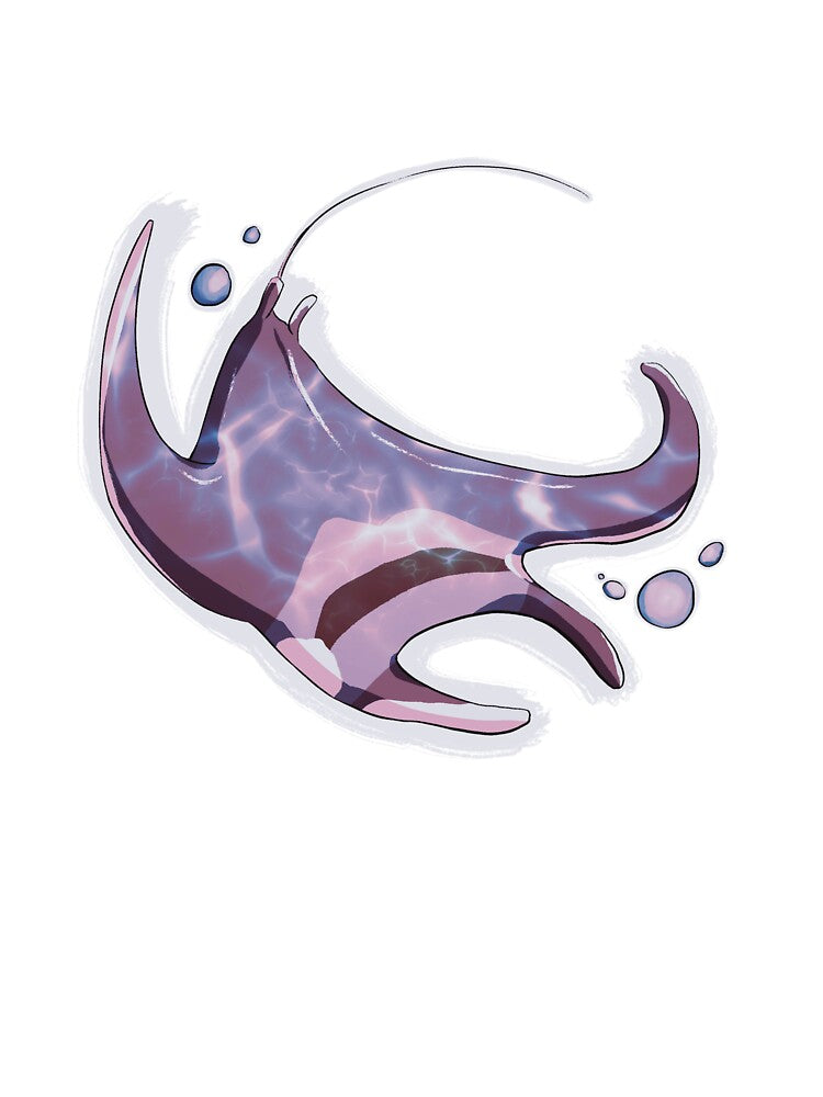 Japanese Devilray (Endangered Species) [NO TEXT] by Dragon Blossom Art
