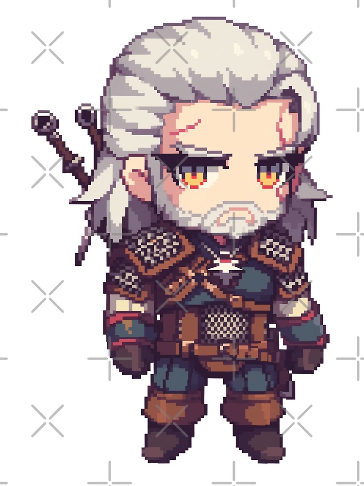 Geralt Sprite by SchellStation