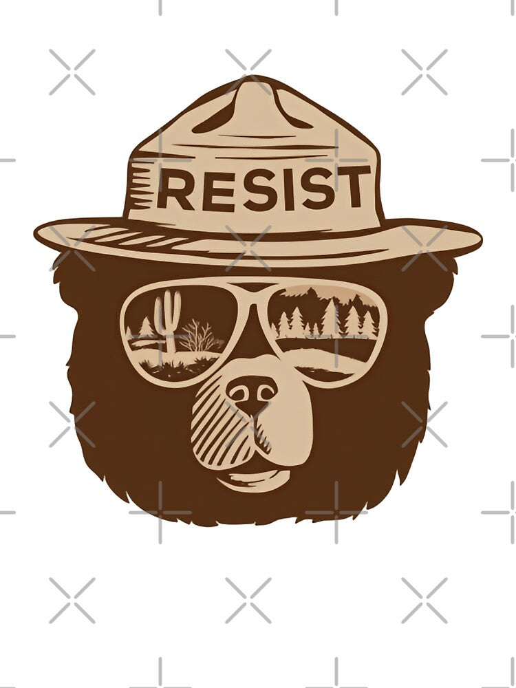 Bear Resist Protect Our National Parks - Save the environment public lands wild ground by HumansStuck12