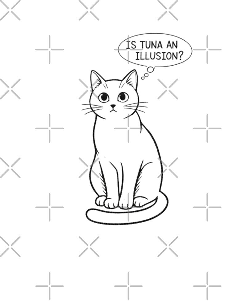 The Great Tuna Conspiracy Cat by Irinuca Gifts