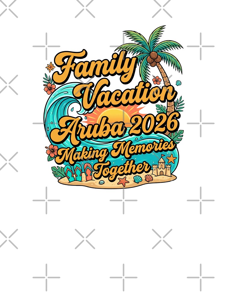 aruba 2026 beach holiday family matching design by ArtDesignTp