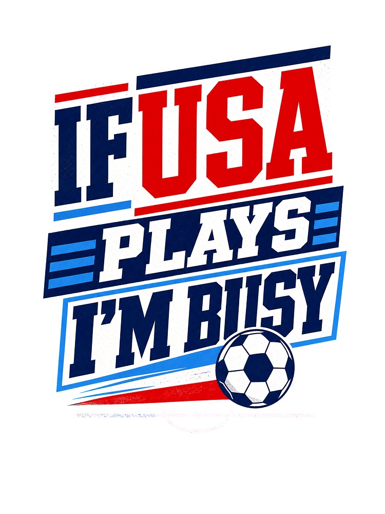 When the USA plays, I'm busy. by pirminio