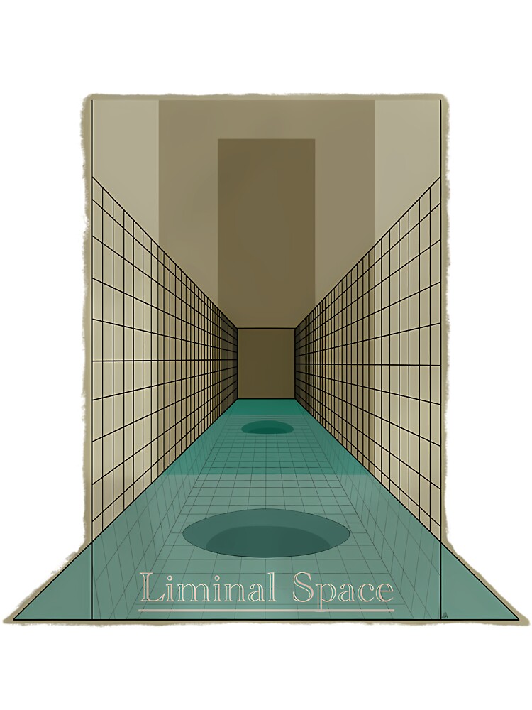 Pool Corridor Liminal Space Poster by hvwajkwe46