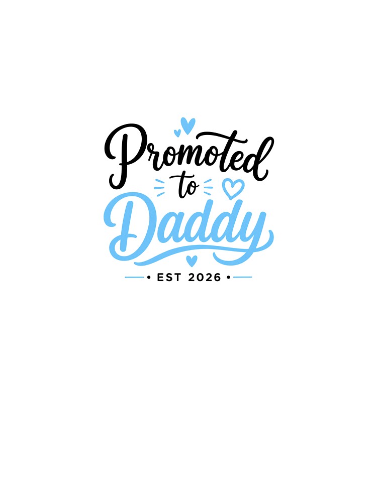 Promoted to Daddy Est. 2026 | First-Time Dad | New Dad Pregnancy Announcement Gift by MakeMemoryStore