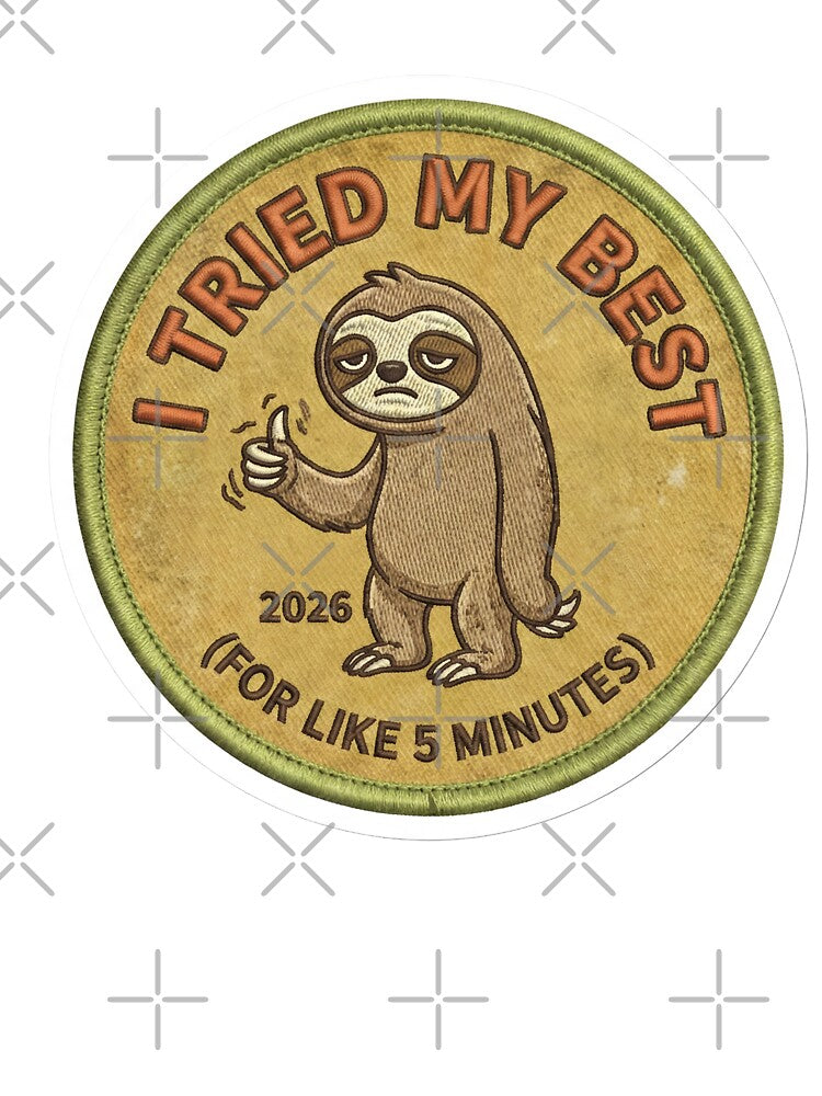 Tried My Best 2026 Retro Merit Badge by StickyGuys