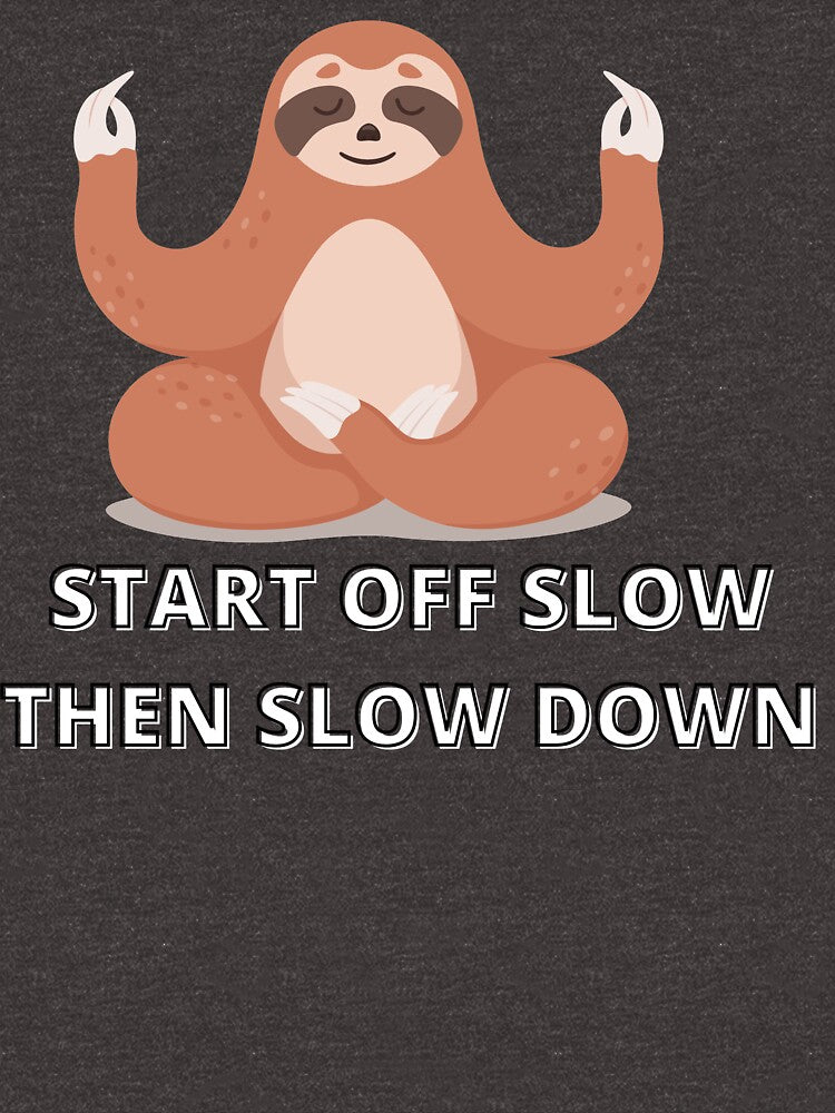 Ultrarunning shirt "Start Off Slow" by UltraRunners