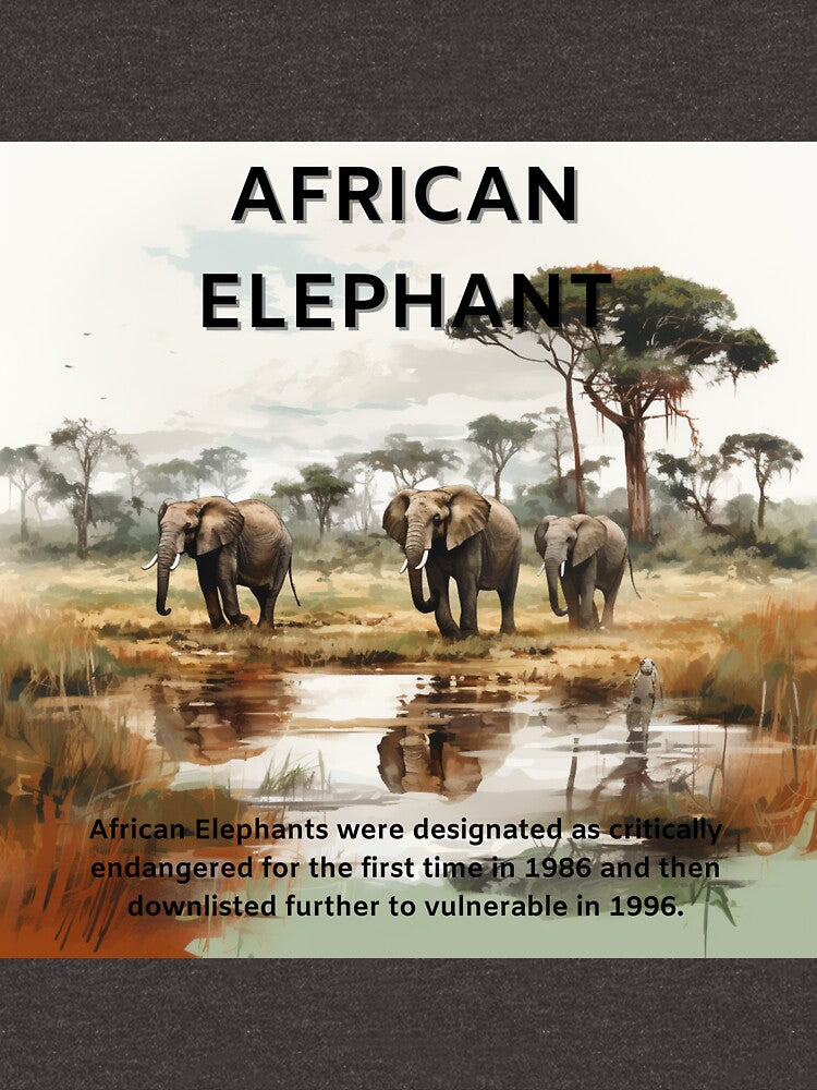 African Elephant - Endangered by SunnMoonHB