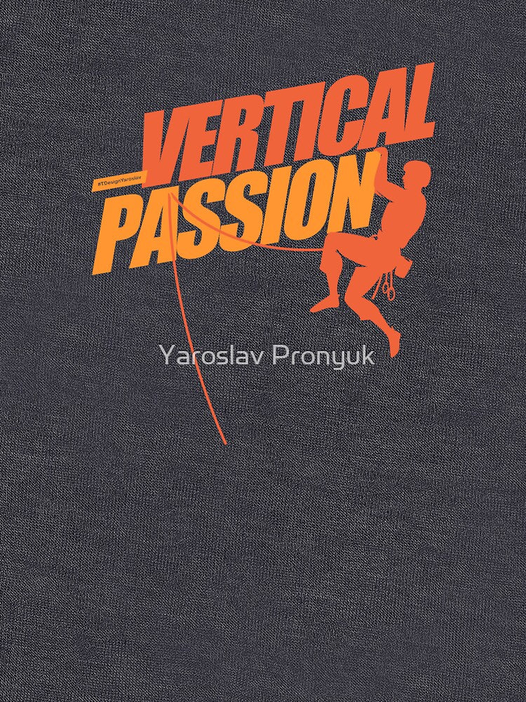 Vertical passion (the rock climber) by Yaroslav Pronyuk