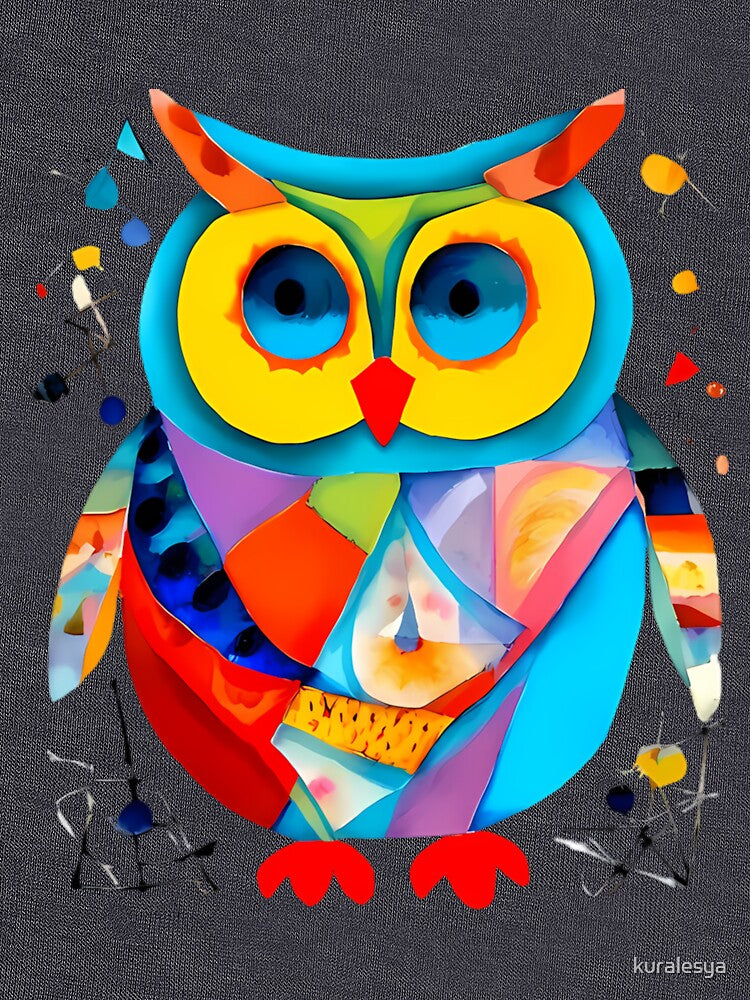 Colorful Bright Owl #3 by kuralesya