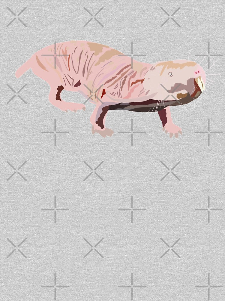 N is for Naked Mole Rat by PrettylittlepastelUk