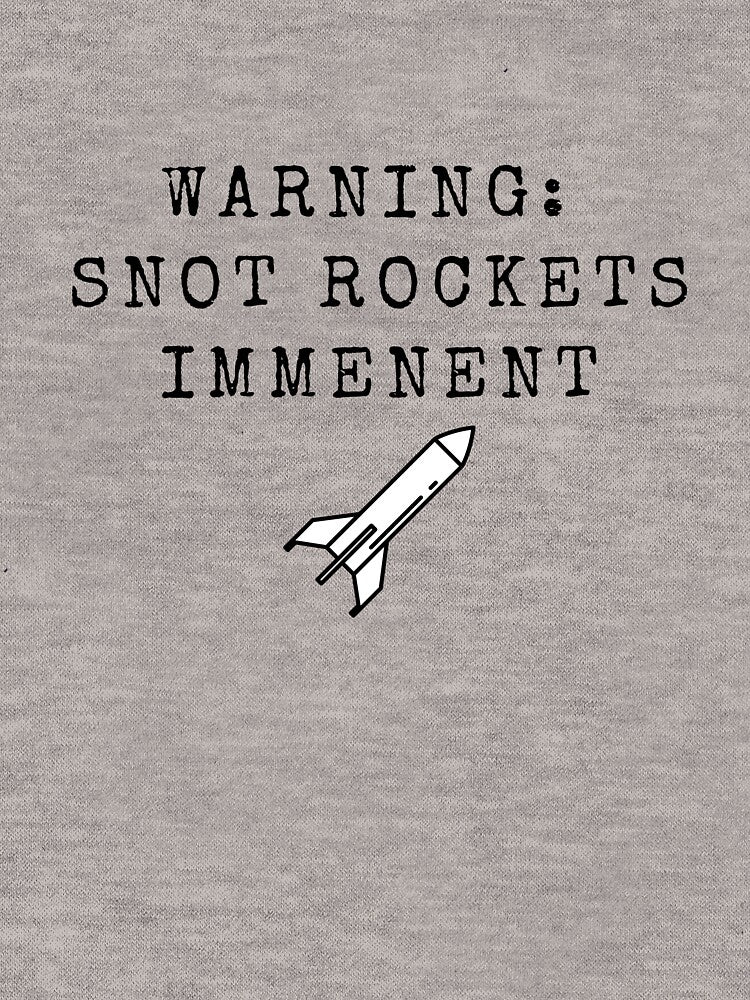 Warning: Snot Rockets Immenent by SkeletonRunning