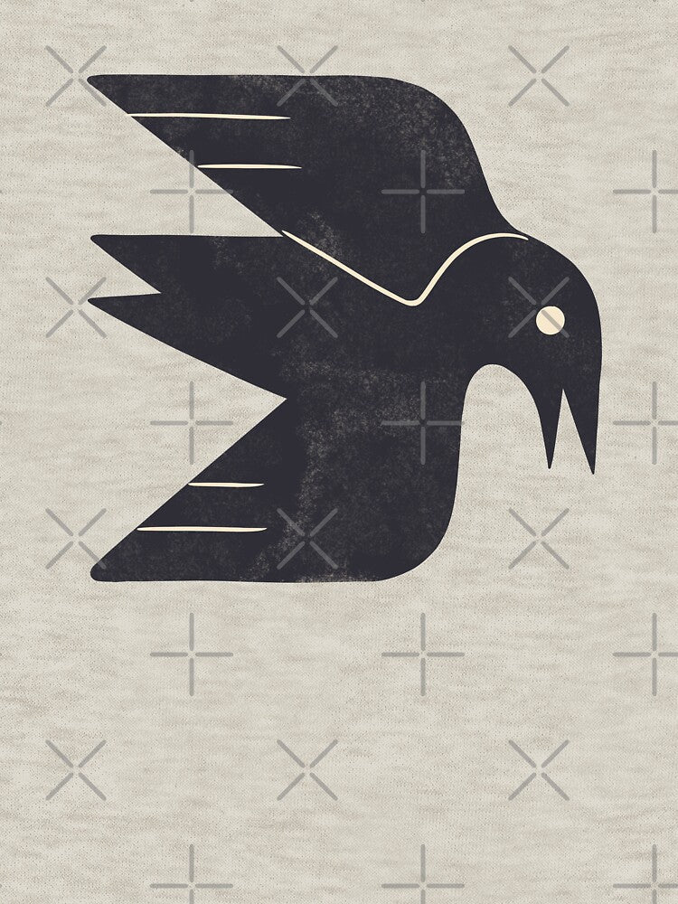 Minimal Blackbird No. 3 by Renea L Thull