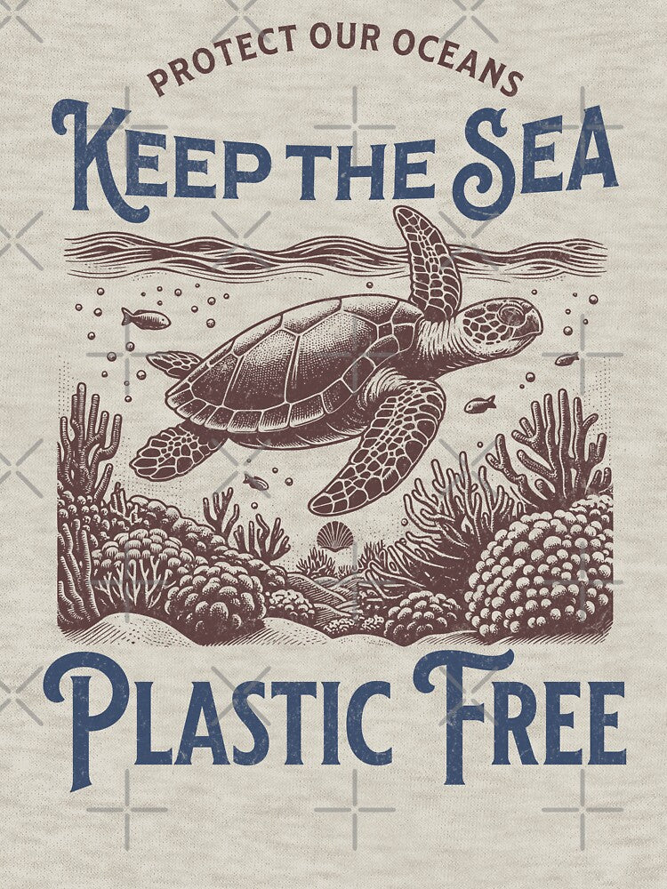 Keep the Sea Plastic Free | Ocean Conservation Design by FadedFrequency