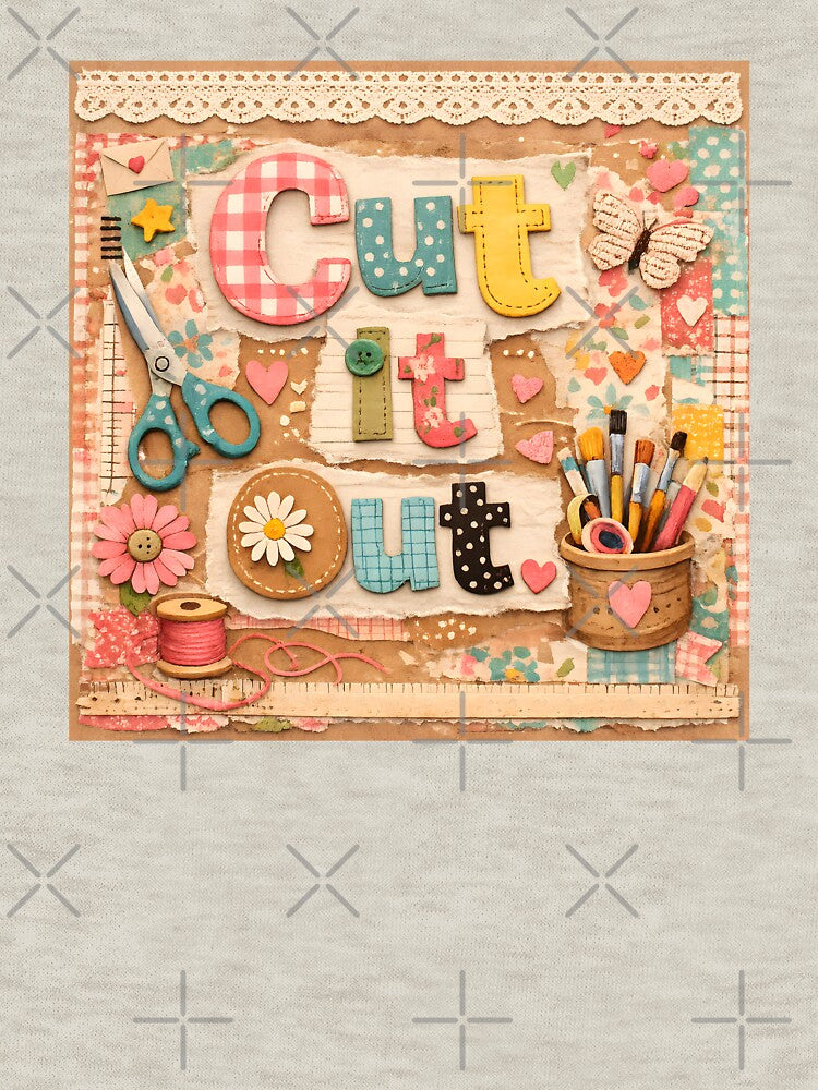 Cute It Out – Whimsical Scrapbook Craft Design by blankTeeShirt