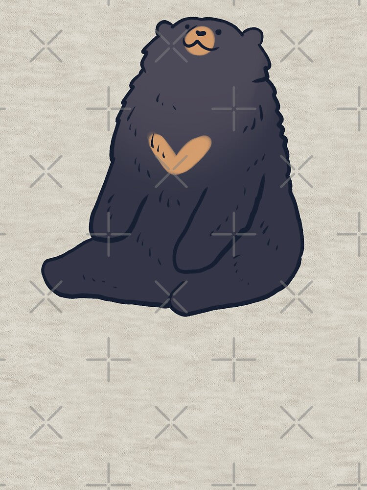 Funny Black bear by Mayarart