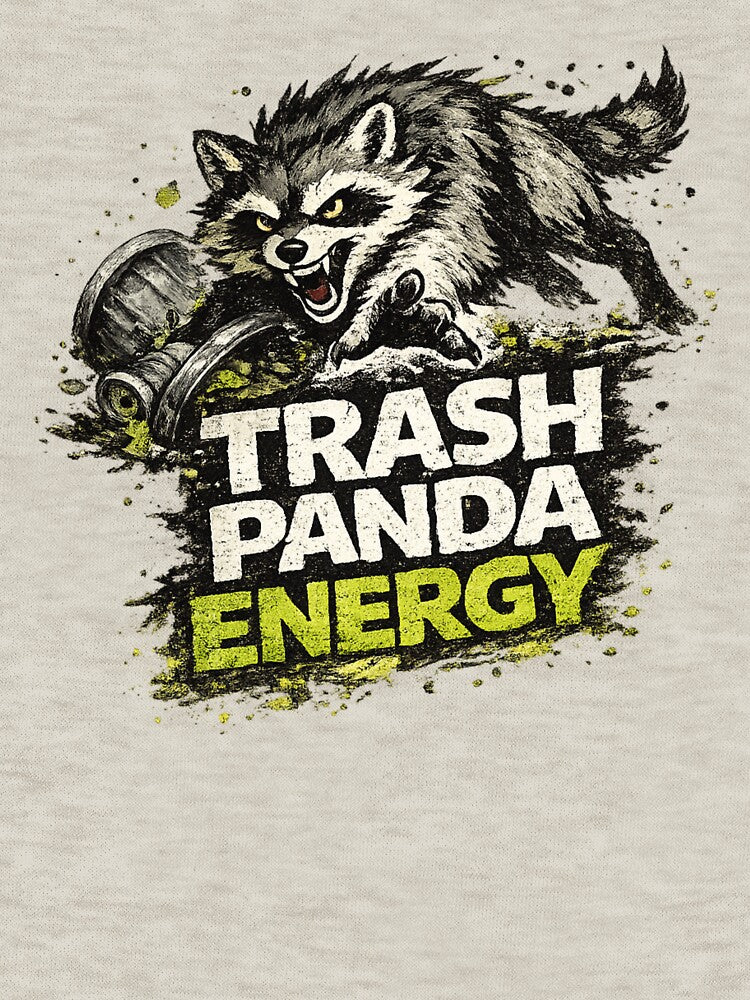 The energy of the garbage panda by SergeyDigital