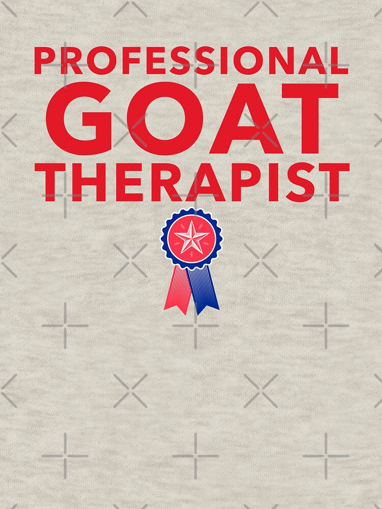 Professional goat therapist/yoga/therapy by expressiveprint