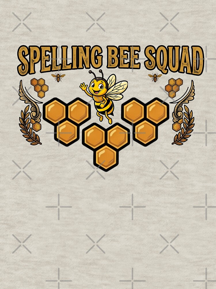 spelling bee squad teacher cute bee cartoon design by ArtDesignTp