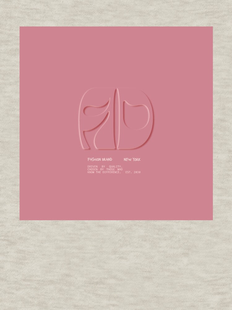 New York Fashion Brand Neumorphic Logo - Minimalist Pink Aesthetic by StudioGroovy